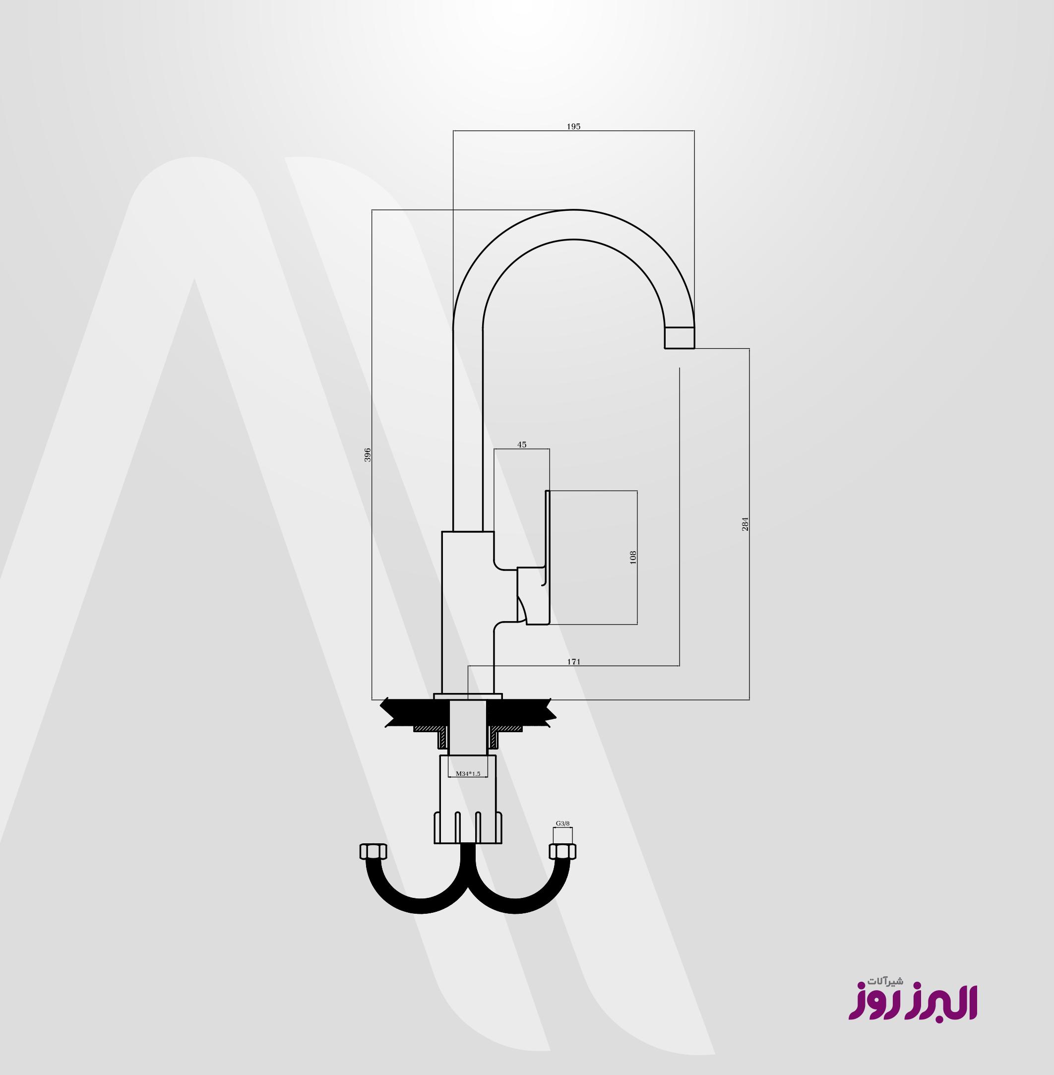 شیر ظرفشویی ونتو