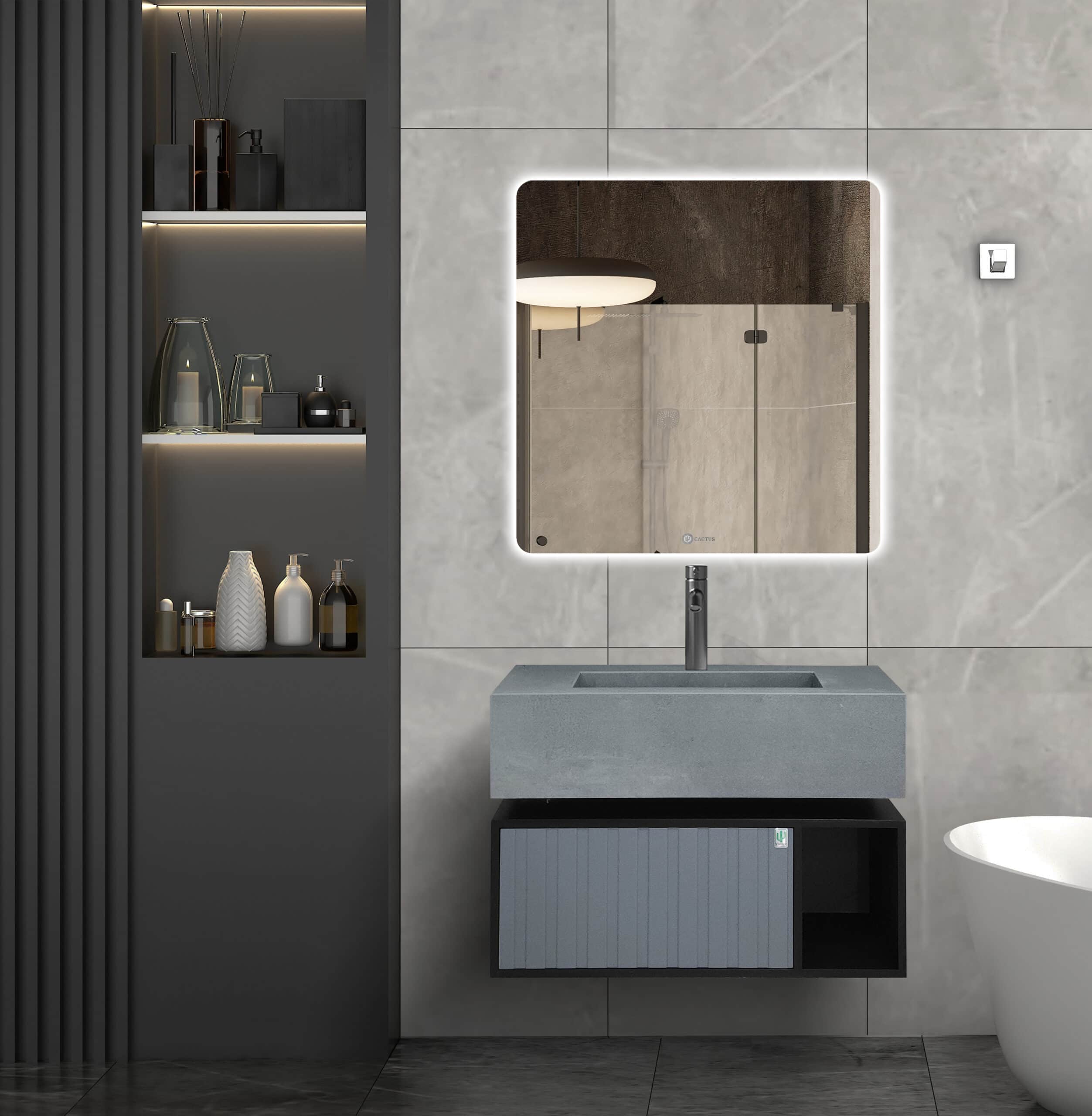 روشویی کابینتی کاکتوس مدل نایس کد8060